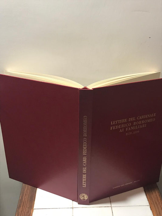 Lettere del cardinale Federico Borromeo ai famigliari - copertina