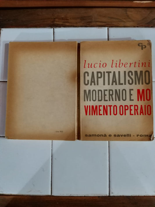 Capitalismo moderno e movimento operaio - copertina