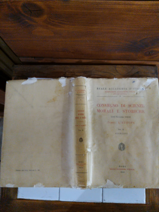 Convegno di scienze morali e storiche - copertina