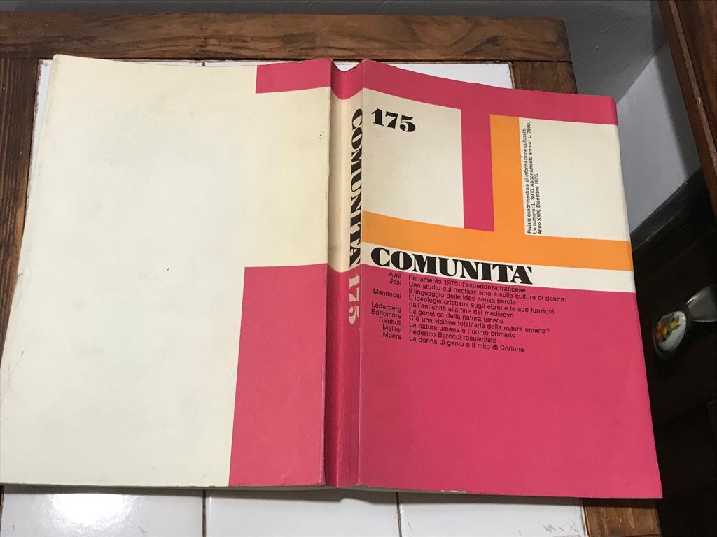 Comunita' - copertina