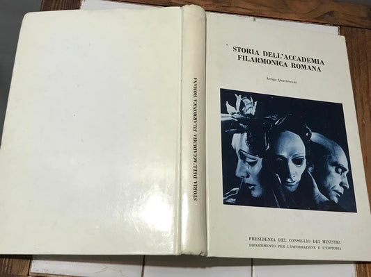 Storia dell'accademia filarmonica romana - copertina