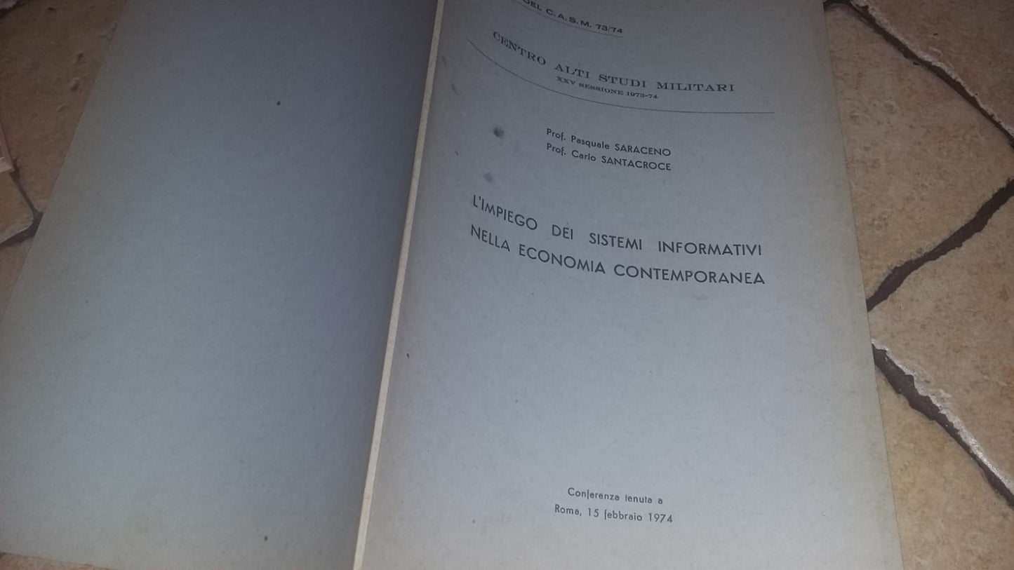 L'impiego dei sistemi informativi nell'economia contemporanea 25 sessione - copertina