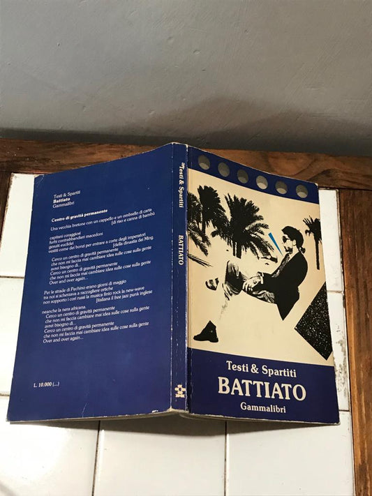 Testi e spartiti  Battiato - copertina