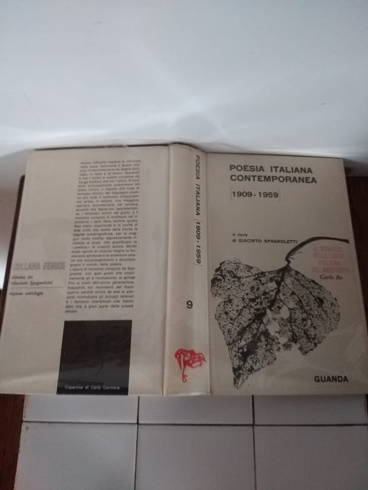 Poesia italiana contemporanea - copertina