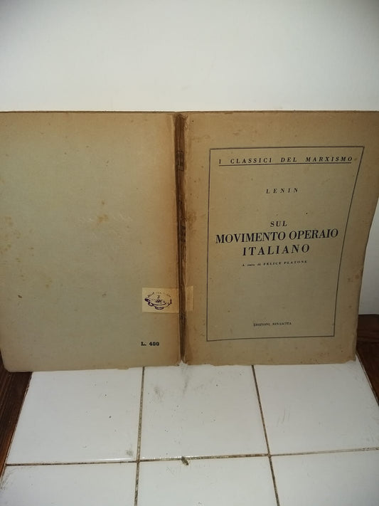 Lenin Sul movimento operaio italiano - copertina