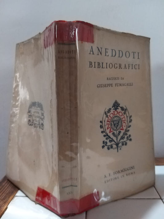 Aneddoti bibliografici - copertina