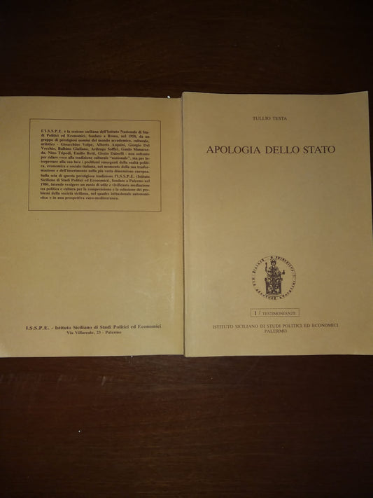 Apologia dello stato - copertina