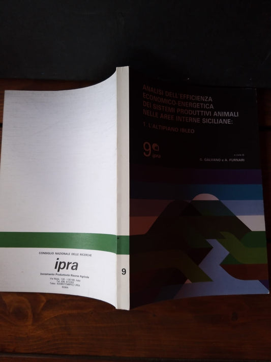 Analisi dell'efficienza economico-energetica dei sistemi produttivi animali nelle aree interne siciliane:1.L'altipiano ibleo - copertina
