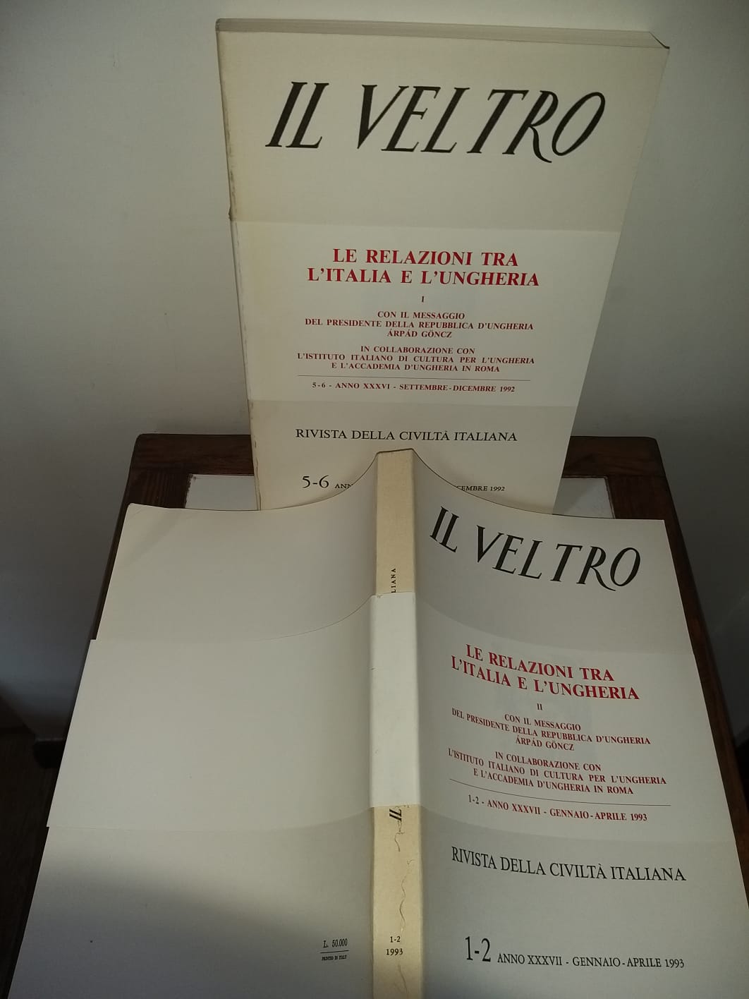Il veltro Le relazioni tra l'Italia e L'Ungheria - copertina