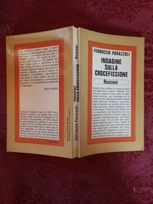 Indagini sulla crocefissione - copertina