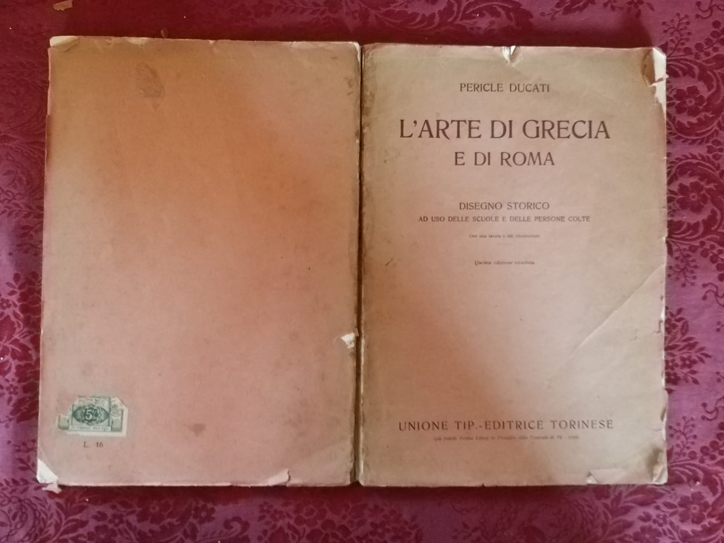 L'Arte di Grecia e di Roma - copertina