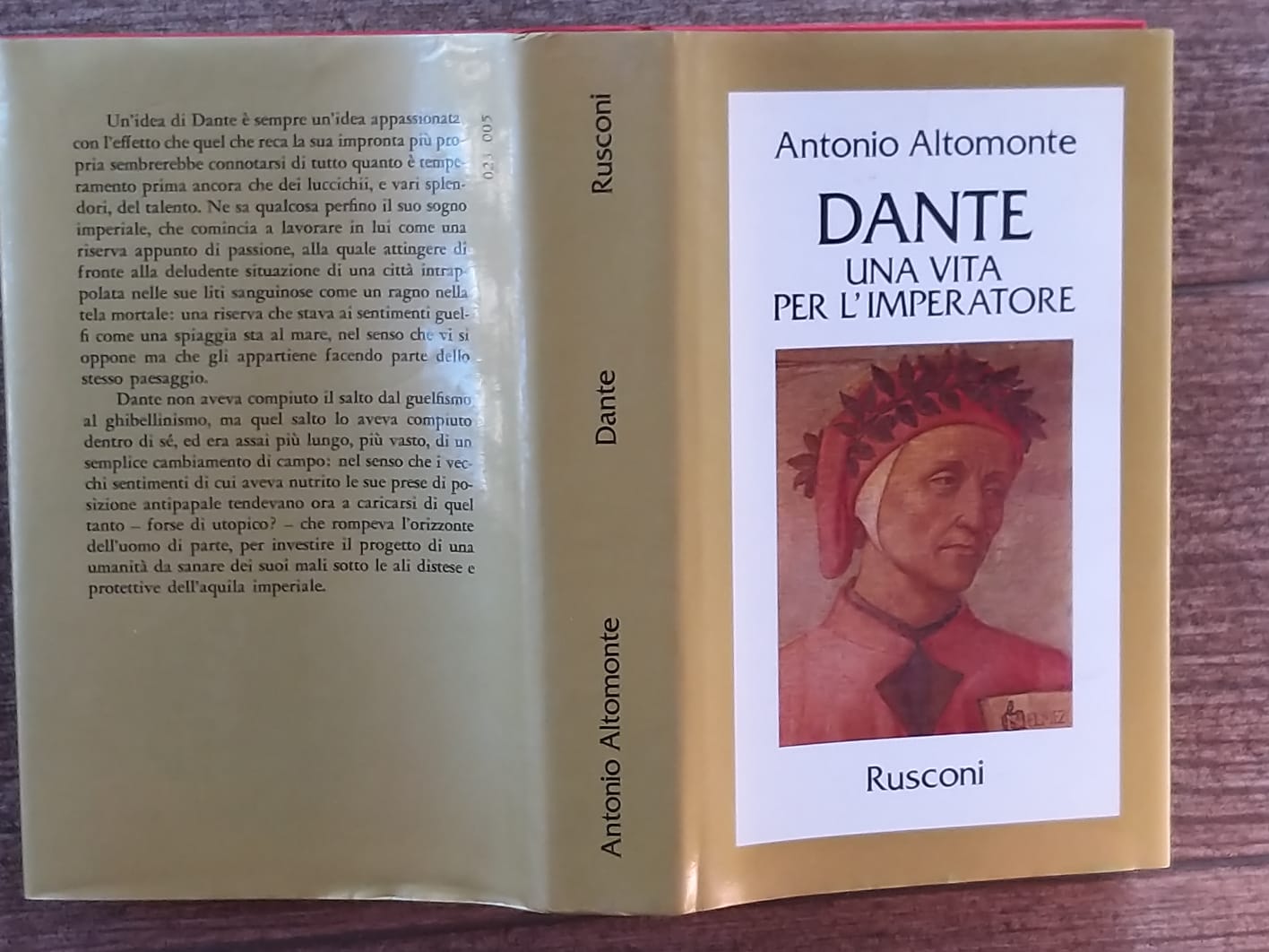 Dante. Una vita per l'imperatore - copertina