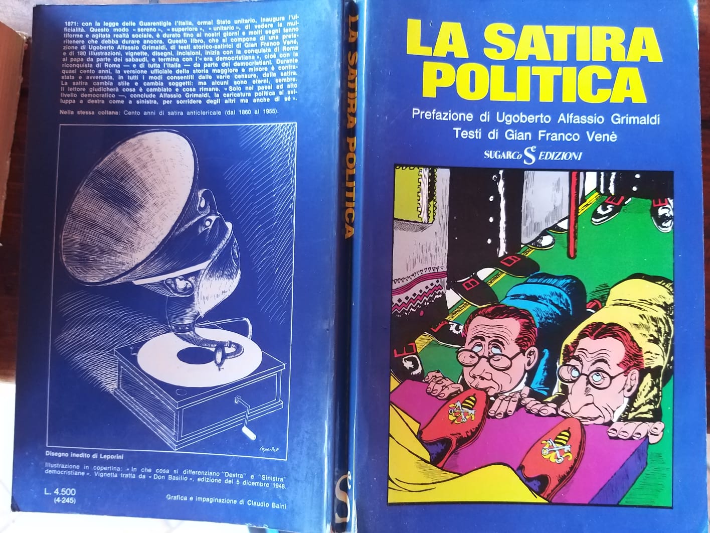 La satira politica. Prefazione di Ugoberto Alfassio Grimaldi - copertina