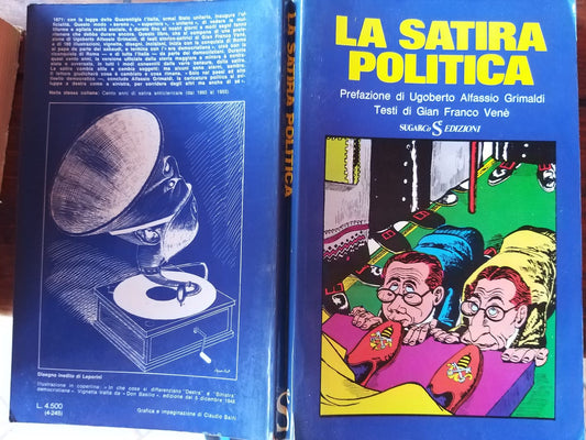 La satira politica. Prefazione di Ugoberto Alfassio Grimaldi - copertina