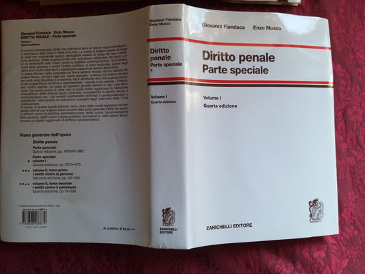 Diritto penale Parte speciale. Volume I - copertina