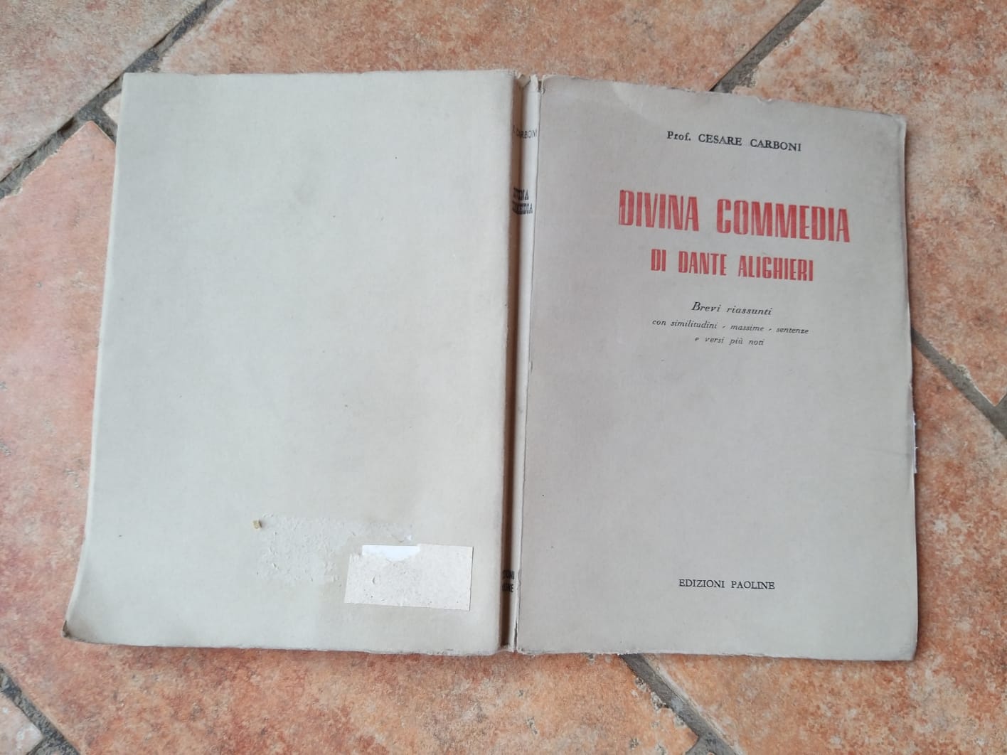 Divina commedia di Dante Alighieri - copertina