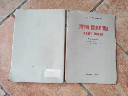 Divina commedia di Dante Alighieri - copertina