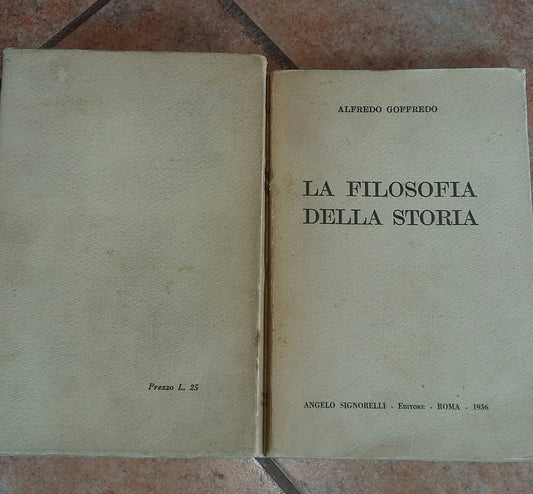 La filosofia della storia - copertina