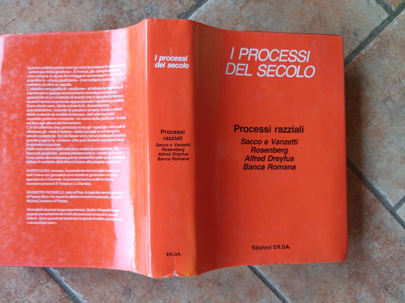 Processi Razziali Sacco e Vanzetti Rosenberg Alfred Dreyfu Banca Romana - copertina