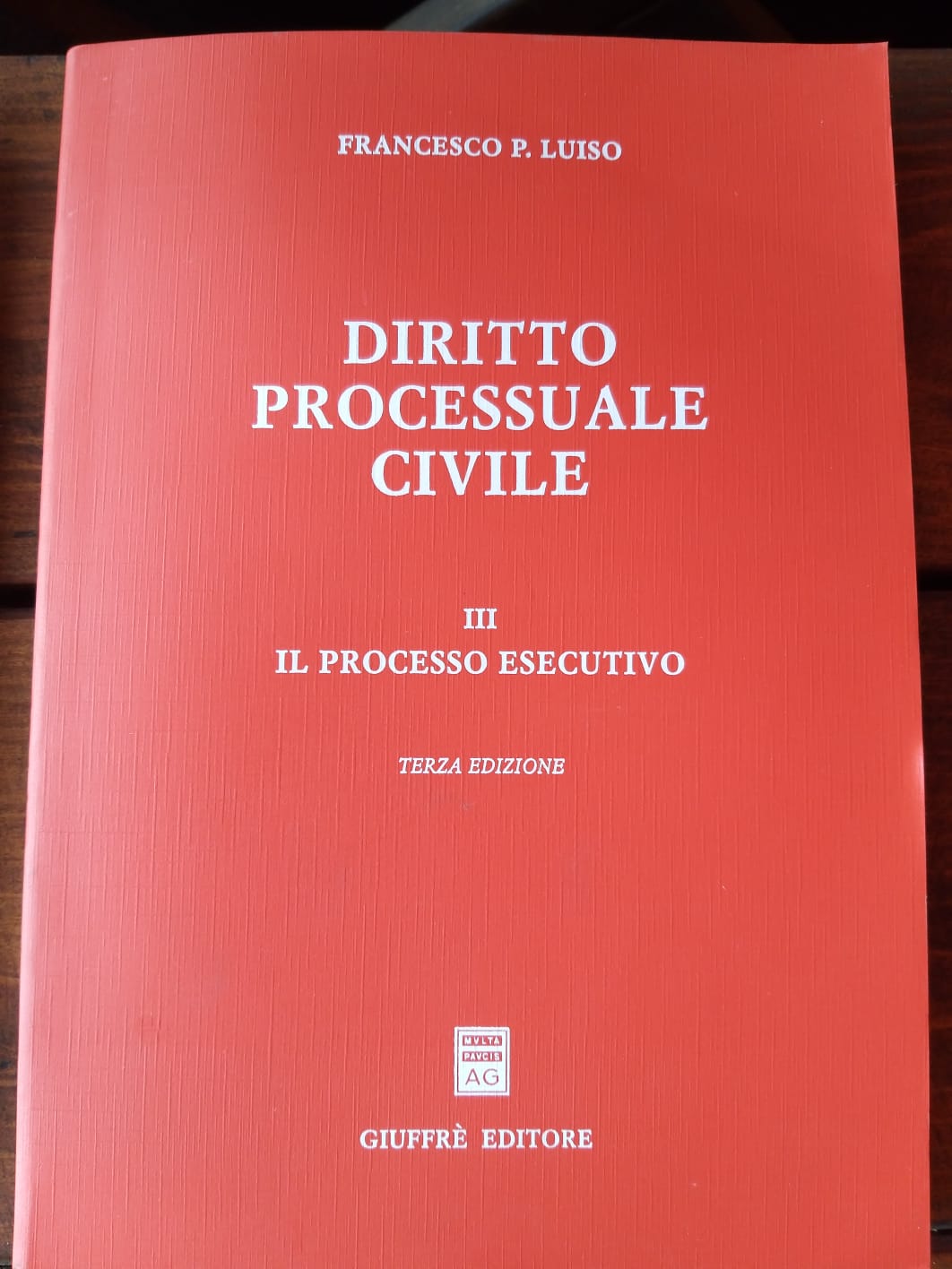 Diritto processuale civile III Il processo esecutivo - copertina