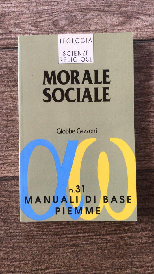 Morale sociale - copertina