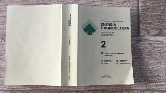 Energia e agricoltura volume 2 - copertina
