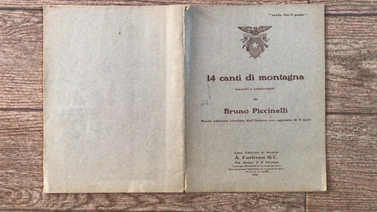 14 canti in montagna - copertina