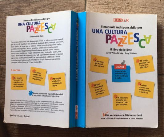 Il manuale indispensabile per una cultura pazzesca - copertina