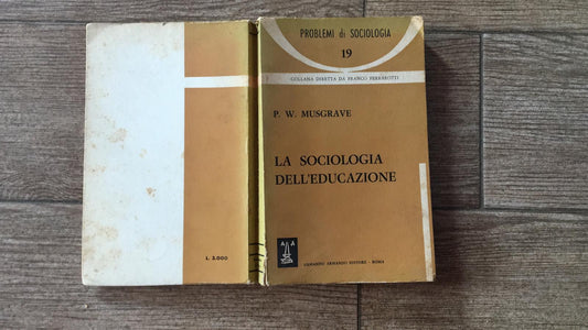 La sociologia dell'educazione - copertina