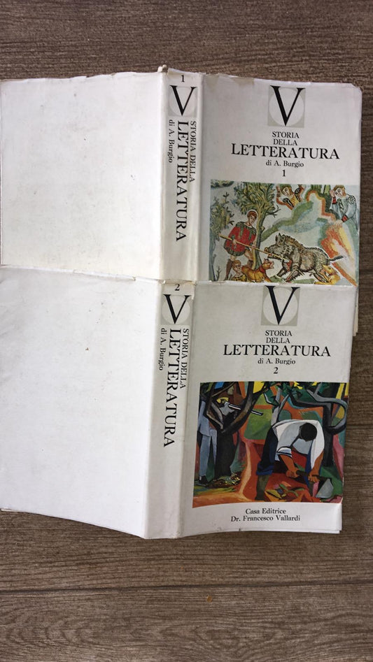 Storia della letteratura  Primo e secondo volume - copertina