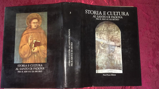 Storia e cultura al santo di Padova fra il XIII e il XX secolo - copertina