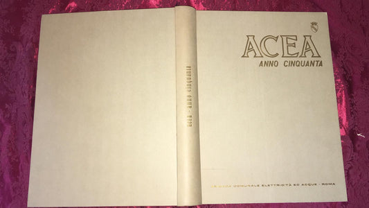 ACEA Anno cinquanta - copertina