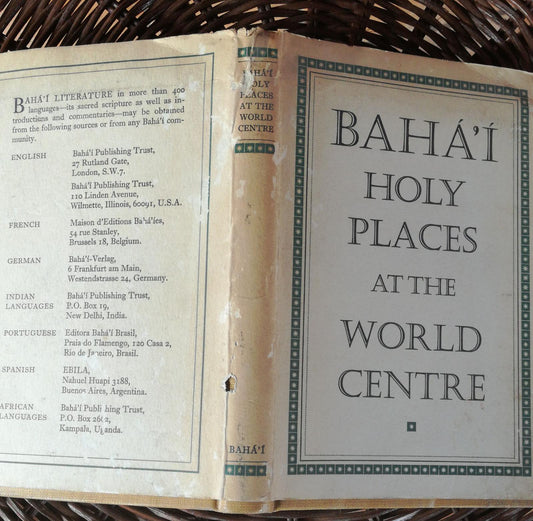 Bahai Holy places at the world centre - copertina