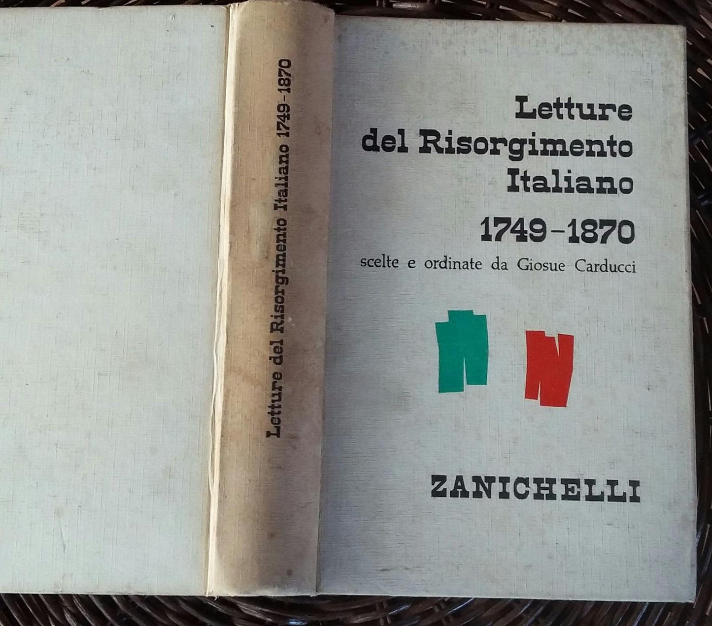 Letture del risorgimento italiano 1749-1870 - copertina
