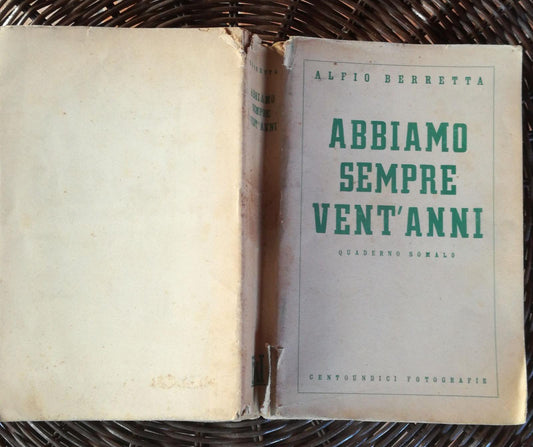 Abbiamo sempre vent'anni.Quaderno somalo - copertina