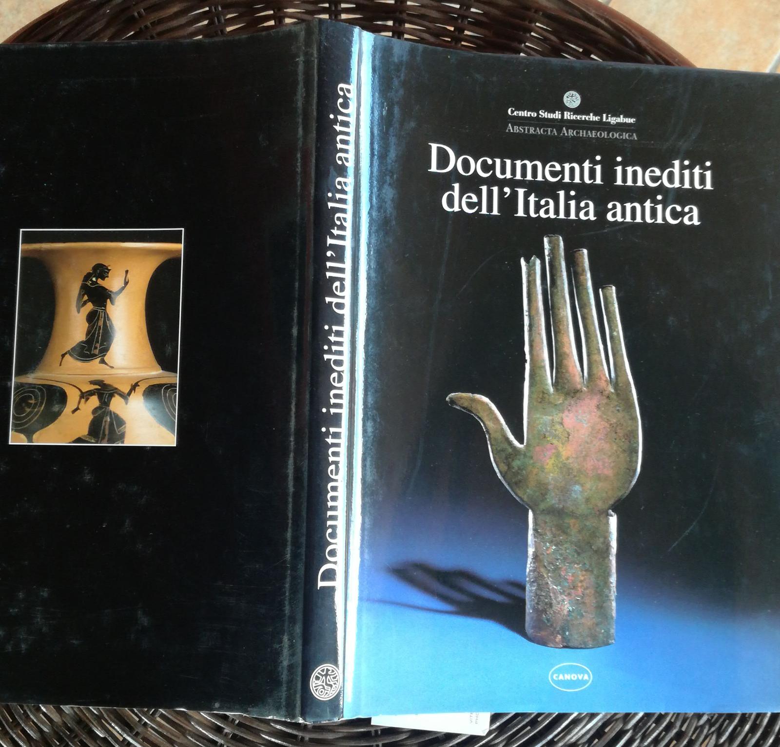 Documenti inediti dell'Italia antica - copertina