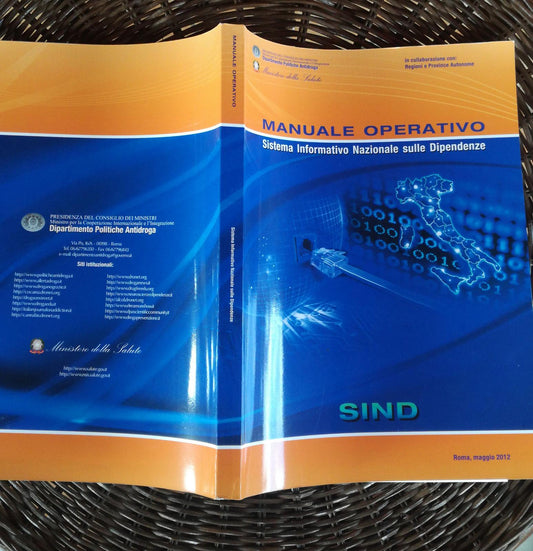 Manuale operativo  Sistema informativo nazionale sulle dipendenze - copertina