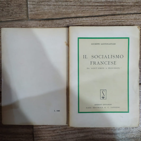Il socialismo francese - copertina
