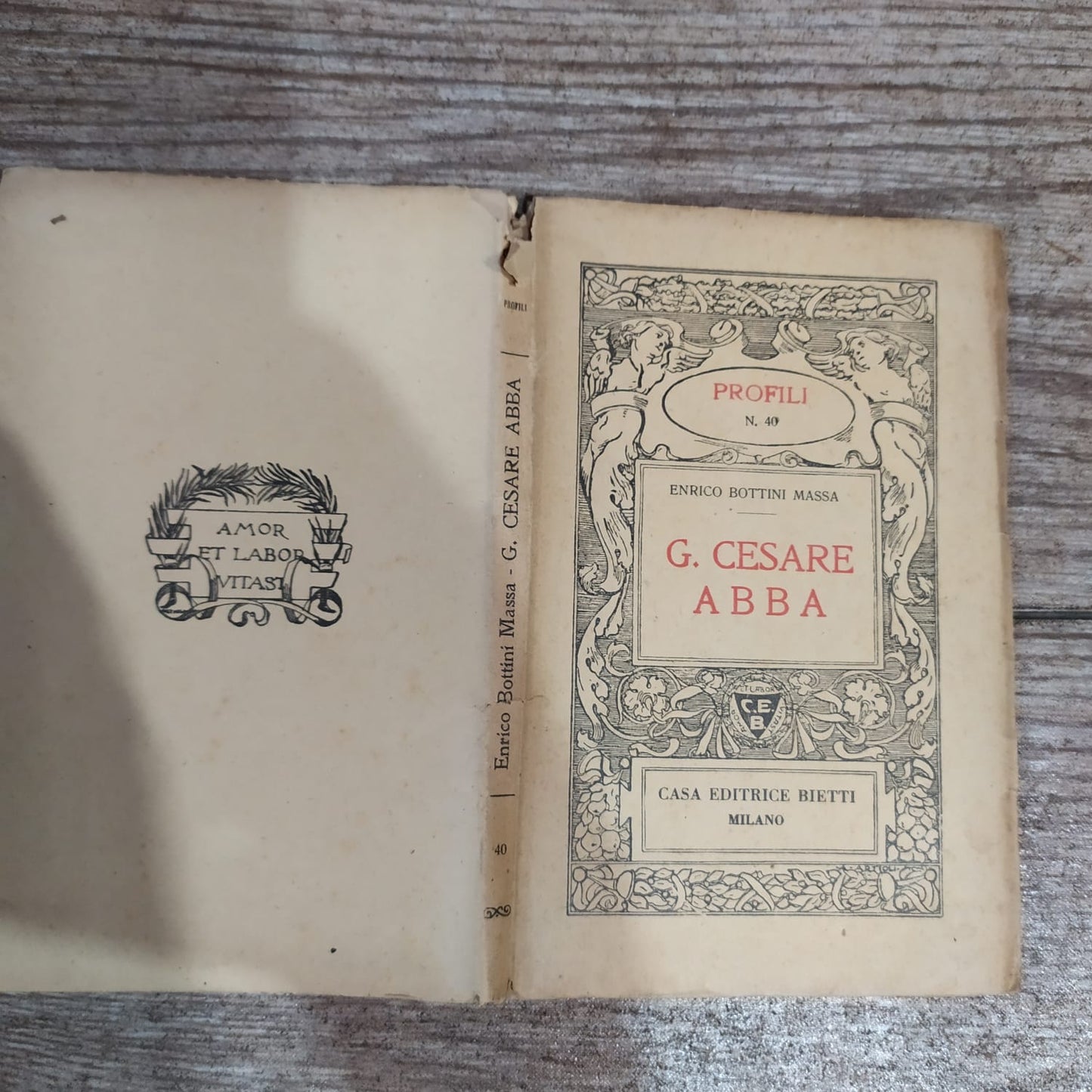 Cesare Abba - copertina