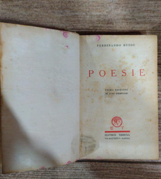 Poesie - copertina