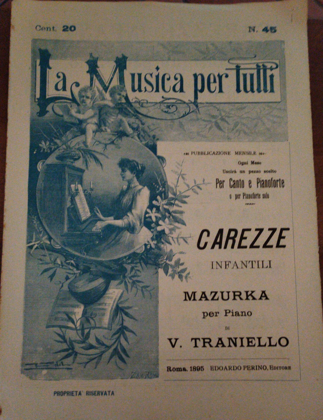 Carezze infantili Mazurka - copertina
