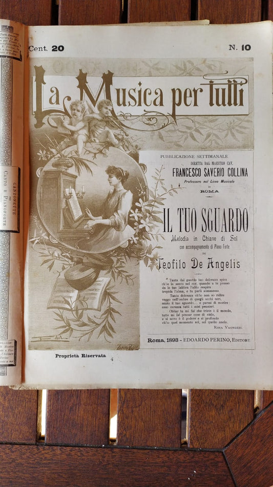 Il tuo sguardo Melodia in chiave di sol - copertina