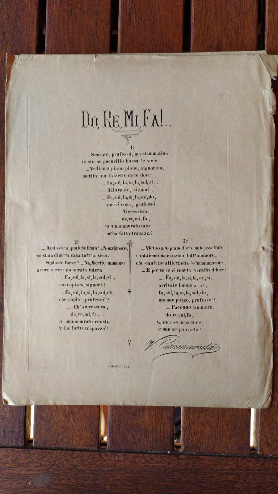 Do re mi fa! canzone caratteristica - copertina