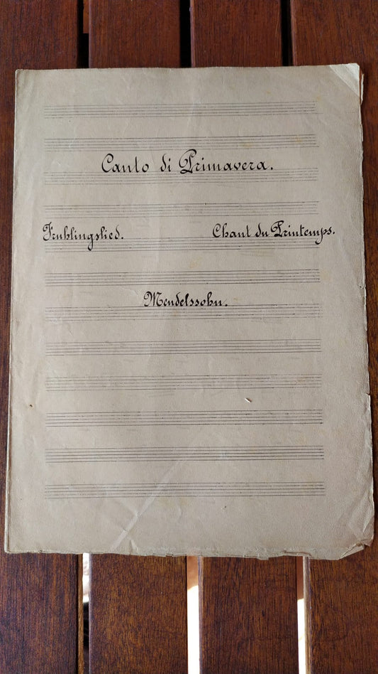 Canto di Primavera - copertina