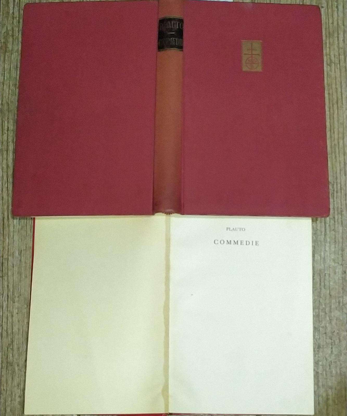 Commedie Vol. I - II. Vol.i: aulularia - miles glorosus. vol. ii: bacchides - captivi. - copertina