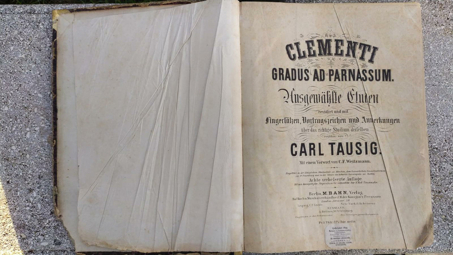 Clementi gradus ad parnassum - copertina