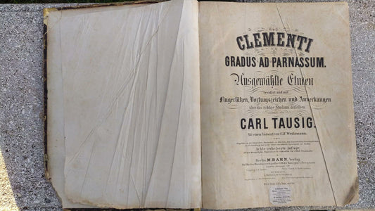 Clementi gradus ad parnassum - copertina