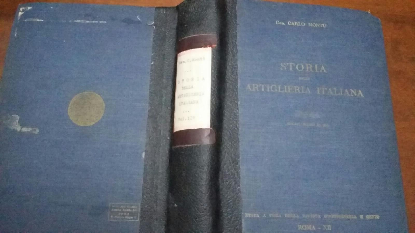 Storia della artiglieria italiana - copertina