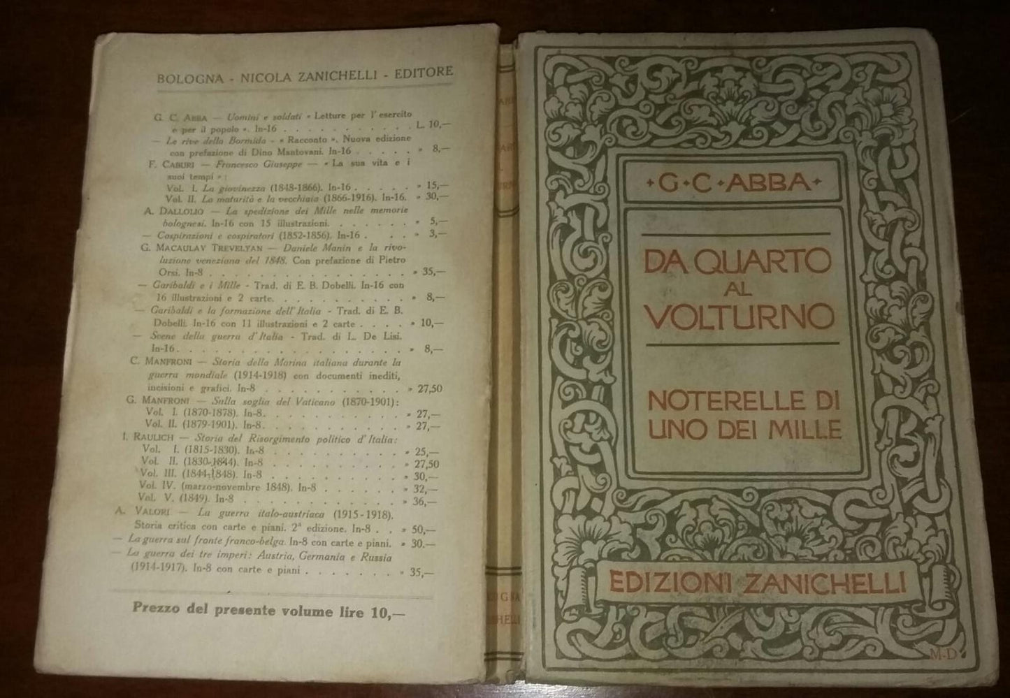 Da quarto al Volturno - copertina