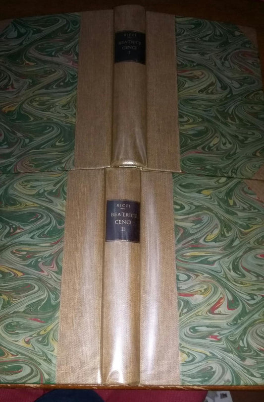 Beatrice Cenci.Volume I II - copertina